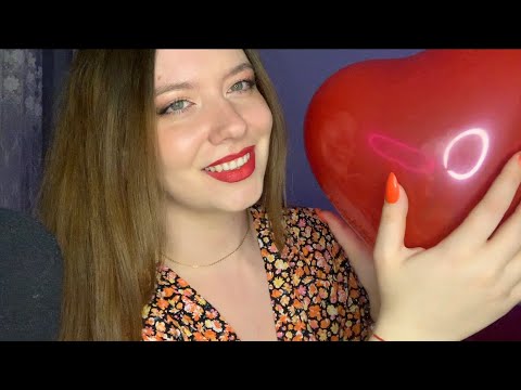 ASMR | Balloons🎈❤️❤️❤️ Kissing Squeezing,Playing & POPPING 🎆 ✨