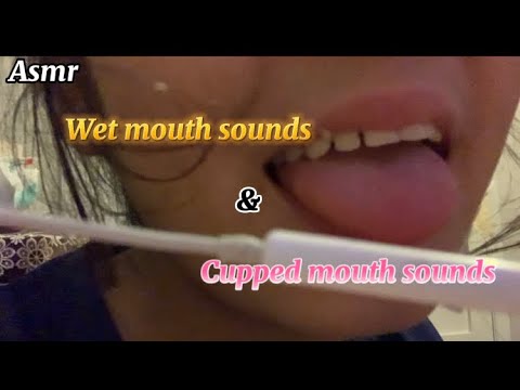 Asmr Idk 🤷🏻‍♀️ Cupped mouth sounds & Wet mouth sounds I guess💦🥵 😐