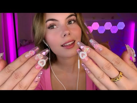 ASMR | Soft & Slow Nail on Nail Tapping 💅🏼 (gentle sounds, whisper rambles…)