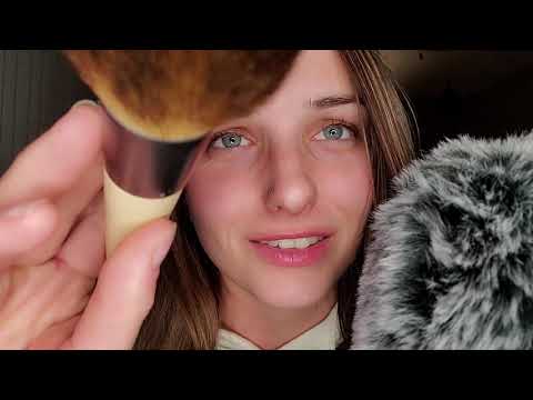 ASMR | Friend comforts you and does your makeup #whispered #personalattention
