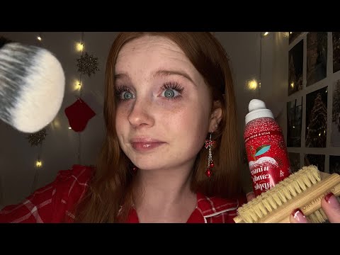 ASMR Girl Who’s Obsessed With You Gets You Ready For A Christmas Party 🎅🏼