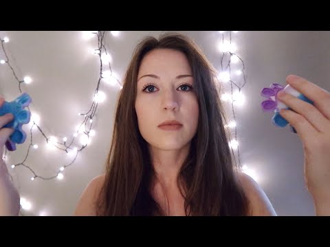 ASMR clicking/tapping/whispering sounds ft. Octopus :D