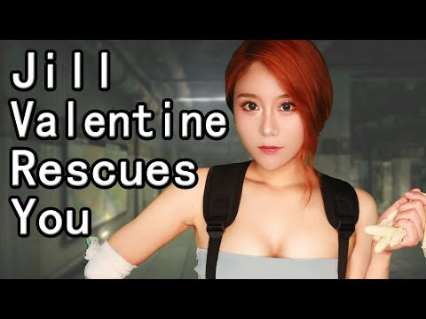ASMR Jill Valentine Cosplay Resident Evil Role Play Rescue You