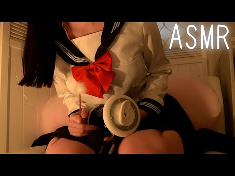 ASMR MIC SCRATCHING (Classic Trigger Sleeping with My Son) JKの耳かき