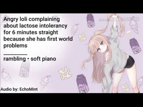 Angry loli complaining about lactose intolerancy because she has first world problems ASMR| Roleplay
