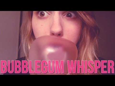 [BINAURAL ASMR] Bubblegum Whisper (mouth sounds left/right side, sk, Spanish)