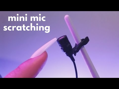 ASMR Lo-Fi Mini Mic Scratching, Mini Mic Tapping, Comb Scratching, Comb Brush Tapping - No Talking