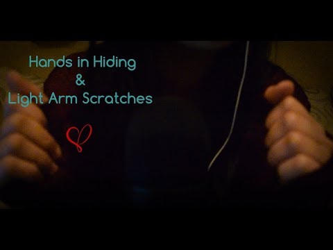 Asmr- Hands and Sleeves🙌(Hands in hiding, rolling sleeves, light arm scratches)
