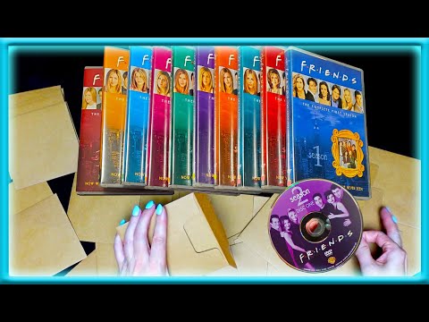 ASMR | Sorting DVD's Back Into Their Cases | No Talking