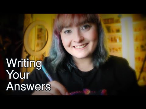 ASMR Survey [RP] Writing Your Answers