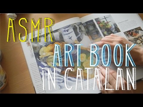 ASMR Watercolour Art Book | Page Turning | Catalan Whispering | LITTLE WATERMELON