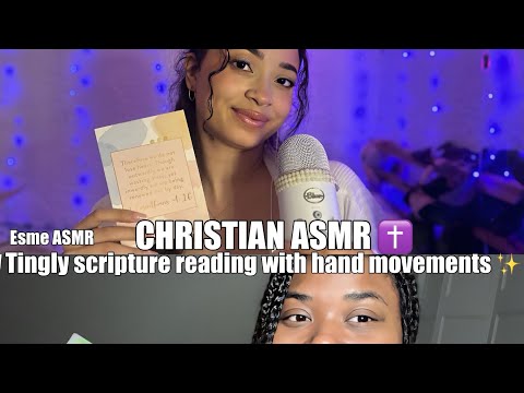 ASMR- BIBLE VERSE @Gigibeauty01  HAND MOVEMENT!📖