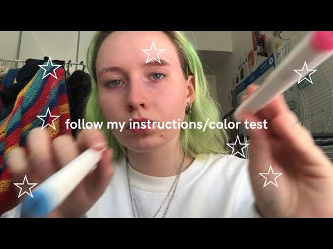 lofi asmr! [subtitled] color test!