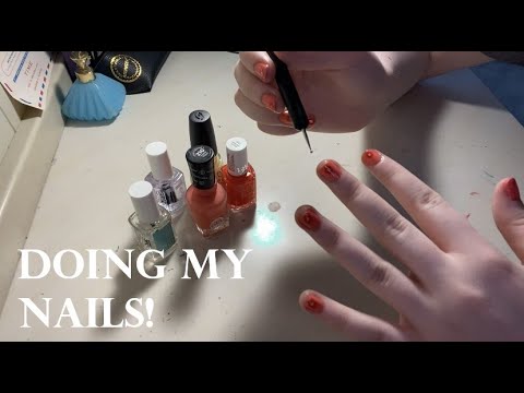 {ASMR} Doing My Nails!