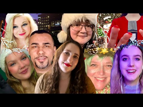 🎄Merry Christmas From All Over The World! 🌍 Different Languages and Accents 💙💚❤️ ASMR