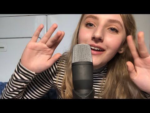 ASMR POSITIVE AFFIRMATIONS WITH HAND SOUNDS AND TRACING