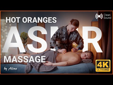 ASMR Massage with Two Oranges by Alina