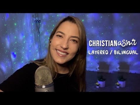 Christian Asmr🦋Without a Plan but Added Layered Bible Verses | Portuguese & English | Whispered