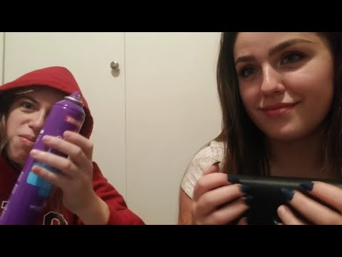 ASMR- Tapping With My Sister!