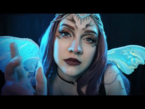 ASMR Gentle Fairy Hypnotizes You to Sleep (Mirrored touch, layered sounds, affirmations, etc)