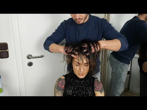 ASMR Hair Play & Oil Head Massage