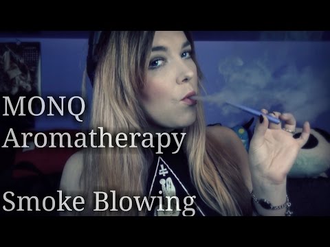 ☆★ASMR★☆ MONQ Aromatherapy | Gentle Smoke Blowing