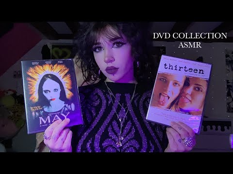 DVD Collection and Movie Discussion ASMR | Tapping, Word Tracing, Rambling, Whispering