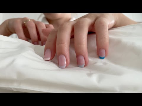 ASMR | soft and crinkly fabric sounds (bathrobe, pillow, towel) - NO TALKING