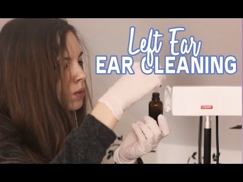 Ear Cleaning ASMR - Left Ear Only