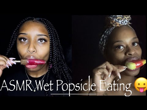 ASMR | Wet Popsicle Eating + Wet Mouth Sounds With JSMR’s Jar 😛