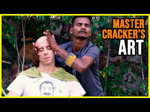 ASMR Head Massage Magic: Master Cracker's Art with Neck Cracking