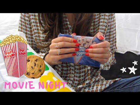 ASMR Slumber Party Roleplay - Loving Friend, Personal Attention Movie Night
