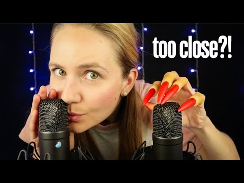 ASMR That Is TOO CLOSE 😳 100% Sensitive Microphones