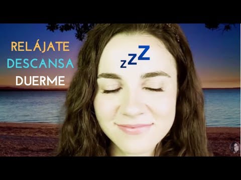 ASMR español 😴  Meditación guiada para dormir o relajarse 🌊 🌅 ATARDECER EN LA PLAYA