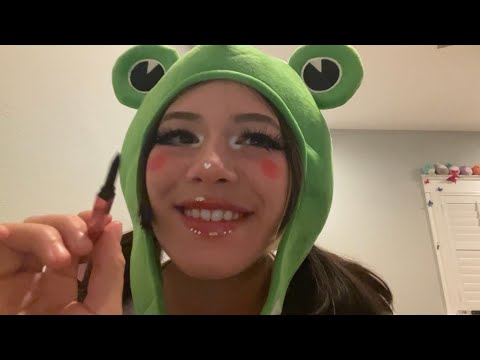 pov: frog girl does your eyebrows (asmr)
