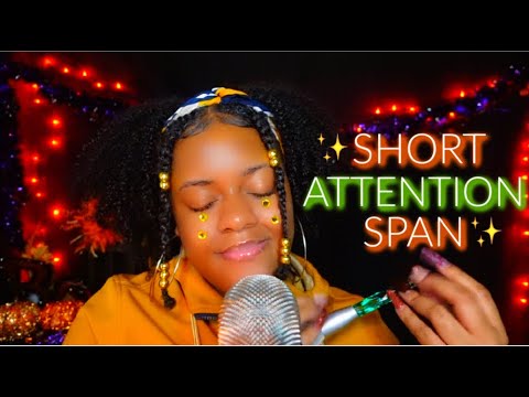 10 Minute ASMR For People Who Have Short Attention Span 🤤✨TINGLE FAST✨(you won't get bored ♡)