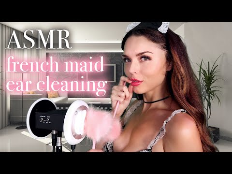ASMR // FRENCH MAID CLEANS YOUR EARS