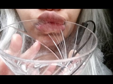 💋SQUISHED LIPS ON GLASS ASMR💋