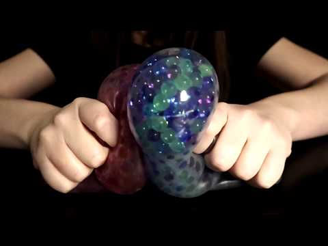 ASMR SQUISHY BALLS - EAR CUPPING, STICKY SOUNDS AND MORE