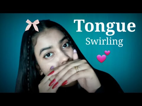 ASMR tingly tongue Swirls 💕 mouth sounds