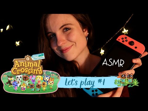 ASMR FRANCAIS 🌙 - 🌴 Animal Crossing New Horizons : Créons mon île ! 🌴