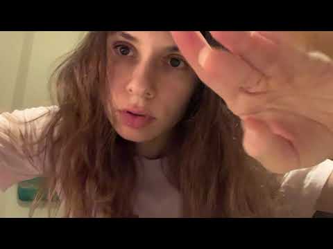 ASMR nail tapping in the kitchen/ scratching/ triggers/ mouth sounds