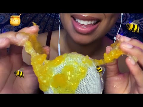 ASMR | Sticky Sounds 💧🍯 Honeycomb, Gel, Chapstick, Tape, Lipgloss ✨