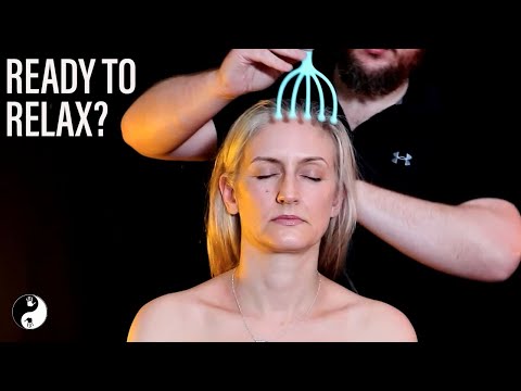 Phenomenal Soothing Seated  Head & Shoulder Massage for Long term Loyal Client Rachel [ASMR]