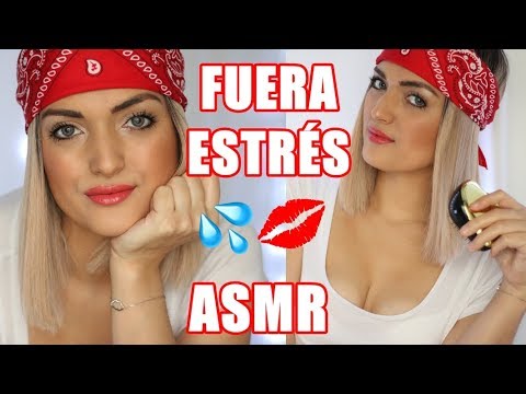 ASMR BINAURAL | FUERA ESTRÉS (sonidos respiración , agua ,cepillando pelo , mouth sounds)