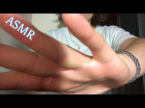 ASMR visual triggers (table tapping + hand sounds) | no talking