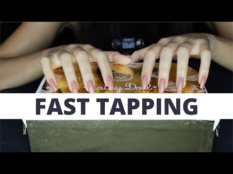 ASMR FAST TAPPING TO RELAX (Fast Tapping and aggressive fast nail tapping) (NO TALKING)