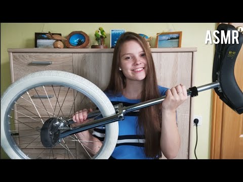 ASMR Triggers with my Unicycle (Tapping & Scratching, No Talking)