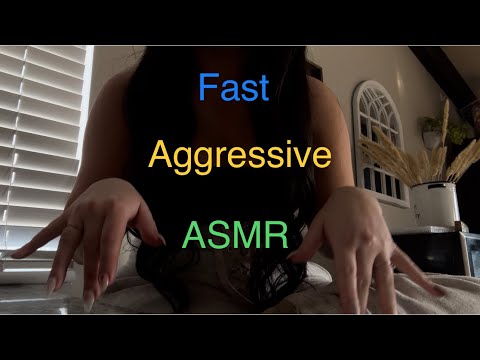Fast Agressive ASMR Tapping & Scurrying Up To The Camera 💅🏻