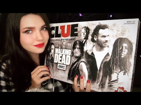 The Walking Dead Clue Game ASMR Show & Tell